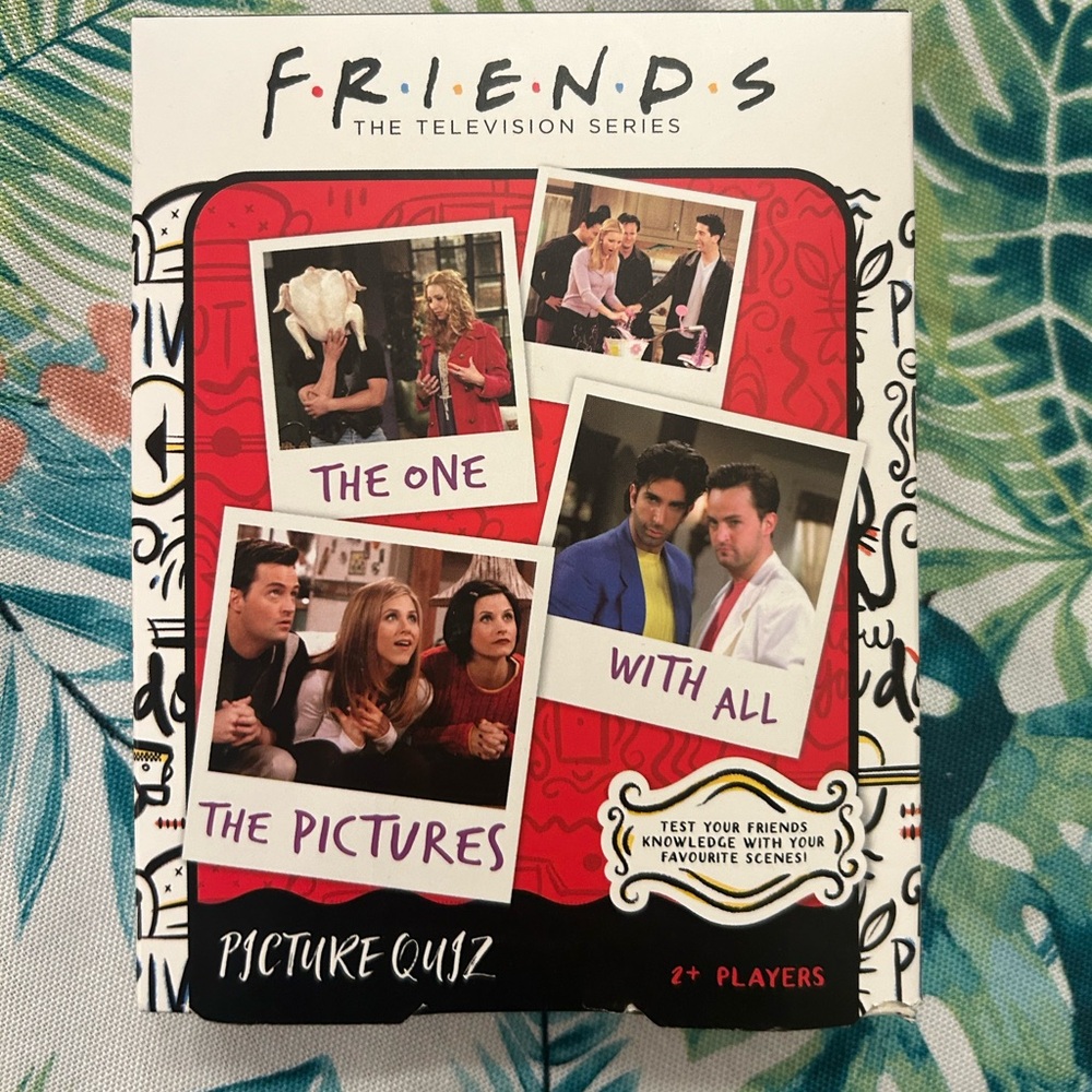 🆕 Friends TV Show Friends Picture Quiz Trivia card Game